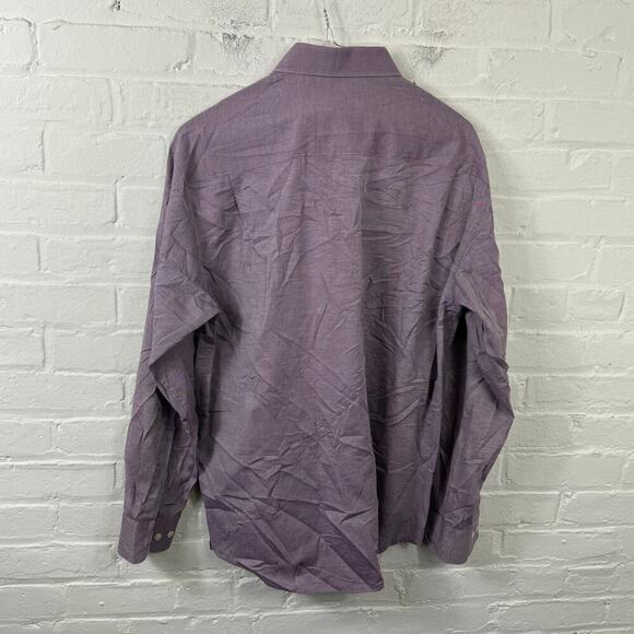 Perry Ellis Men's Casual Button Down Shirt Long Sleeve Collared Neck Size L - Picture 2 of 4